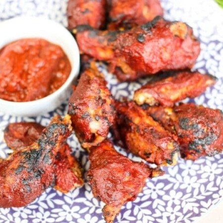 barbeque chicken wings