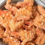 Fried Coconut Shrimp in a bowl on table