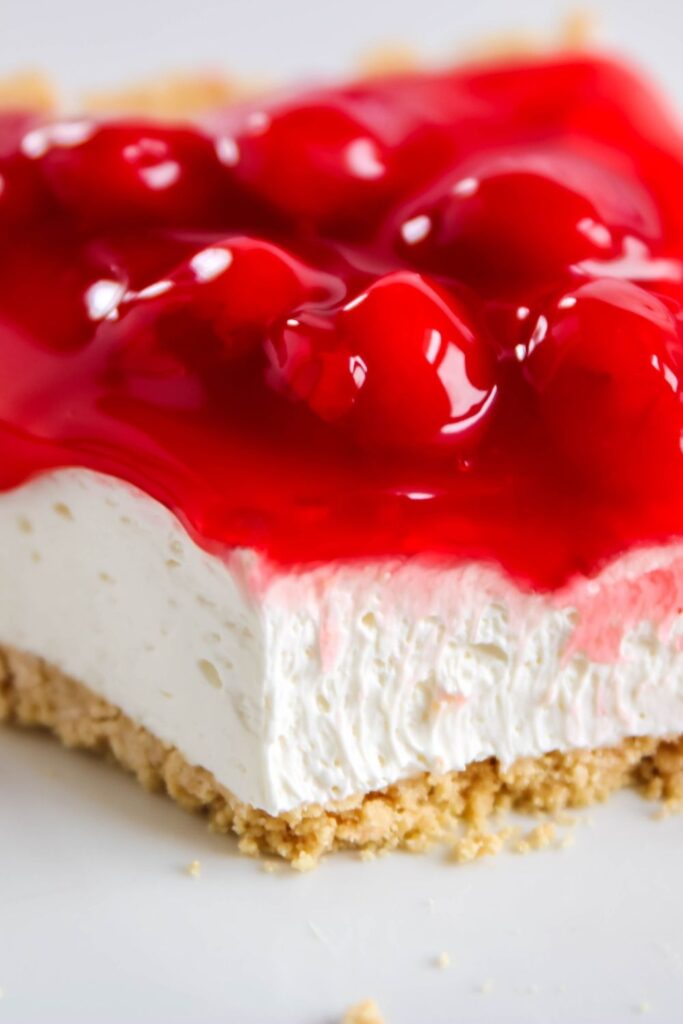 slice of cheesecake on plate