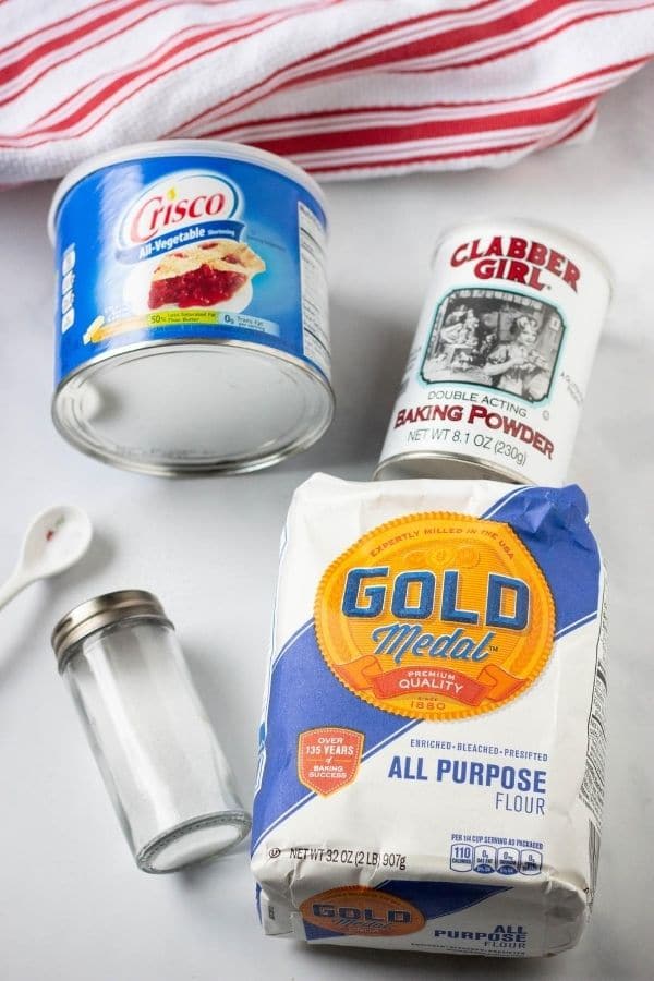 ingredients for bisquick on table